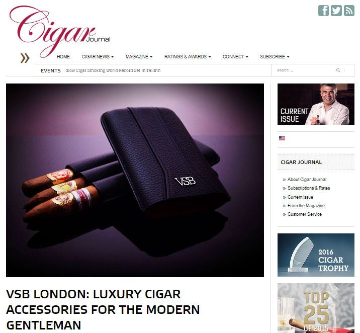 VSB London features in the Cigar Journal