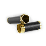 Load image into Gallery viewer, Matt Carbon Fibre with Gold Cigar Tube - VSB London
