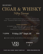 Load image into Gallery viewer, Cigar &amp; Whisky Tasting Evening Ticket - 25th Sept 2026 - Bedford - VSB London
