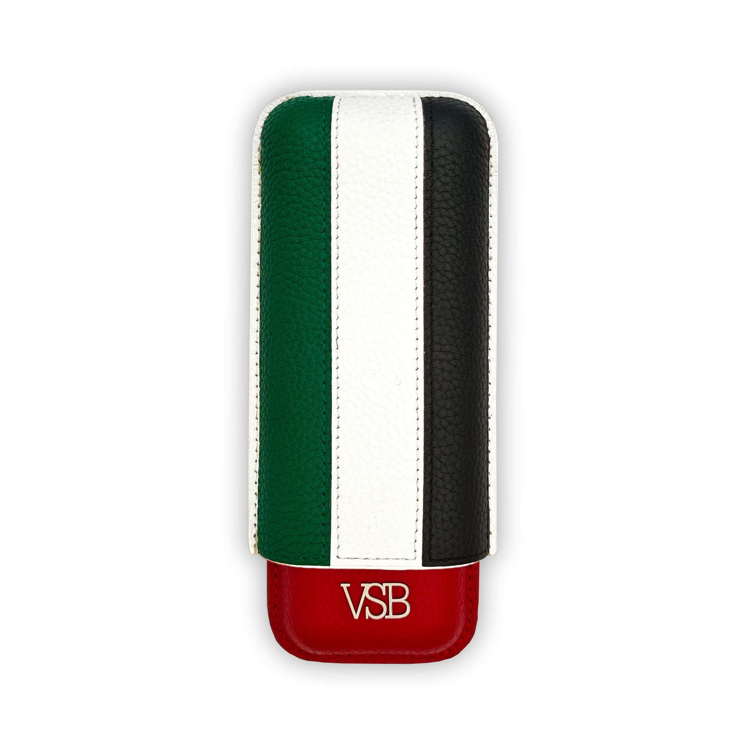 NEW! Two Finger UAE Flag Leather Cigar Pouch - VSB London