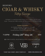 Load image into Gallery viewer, Cigar &amp; Whisky Tasting Evening Ticket - 29th May 2026 - Bedford - VSB London

