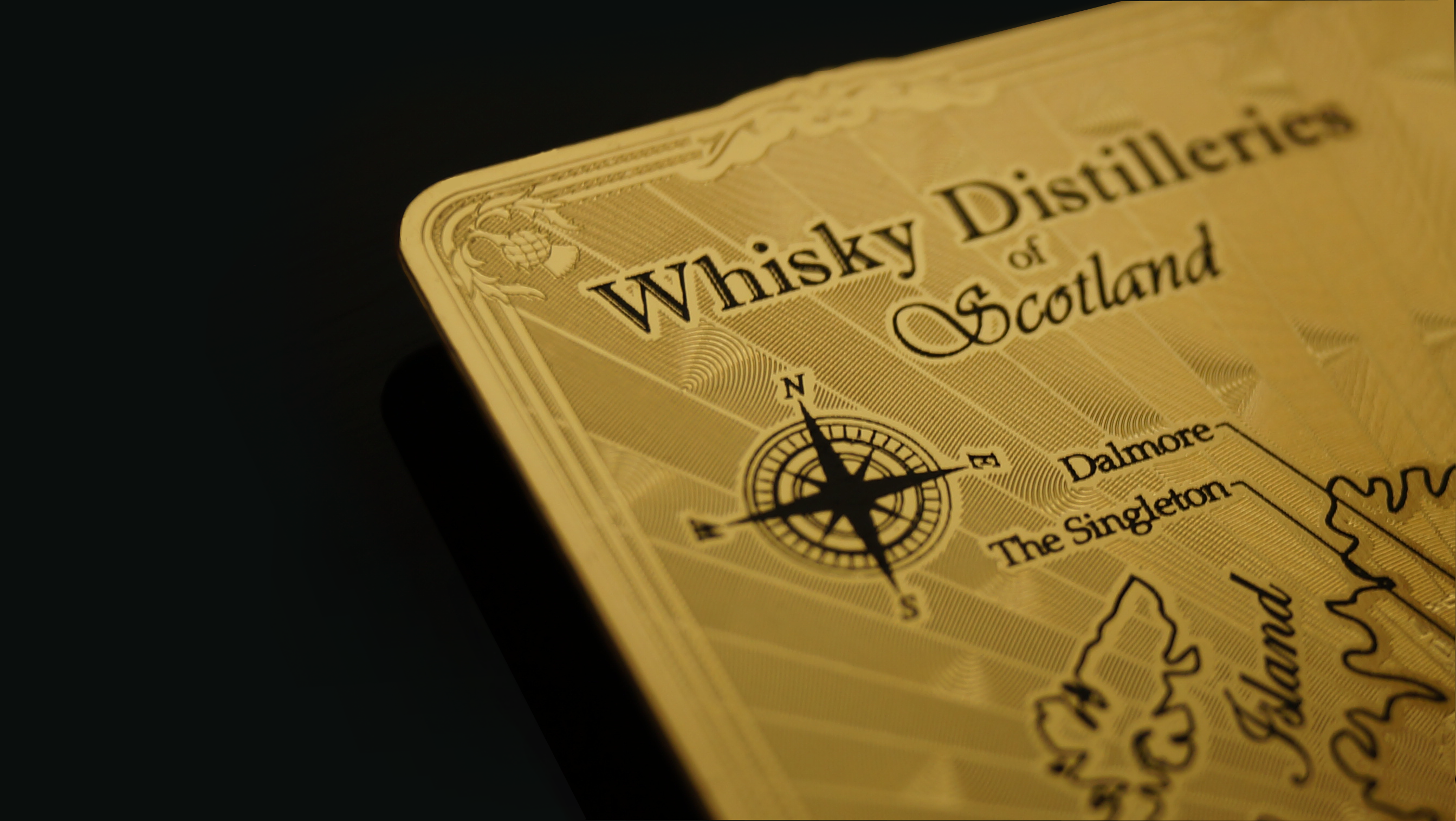 Gold Whisky Reference Card - VSB London
