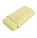 Load image into Gallery viewer, Three Finger Cream Leather Cigar Pouch - VSB London
