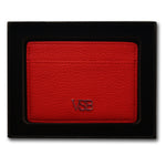 Load image into Gallery viewer, RED LEATHER CARD HOLDER - VSB London
