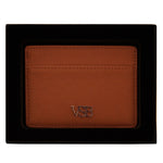Load image into Gallery viewer, BROWN LEATHER CARD HOLDER - VSB London
