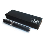 Load image into Gallery viewer, MATT CARBON FIBRE WITH DARK CHROME CIGAR TUBE - VSB London
