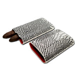 Load image into Gallery viewer, Three Finger Snake Skin Leather Cigar Pouch - VSB London
