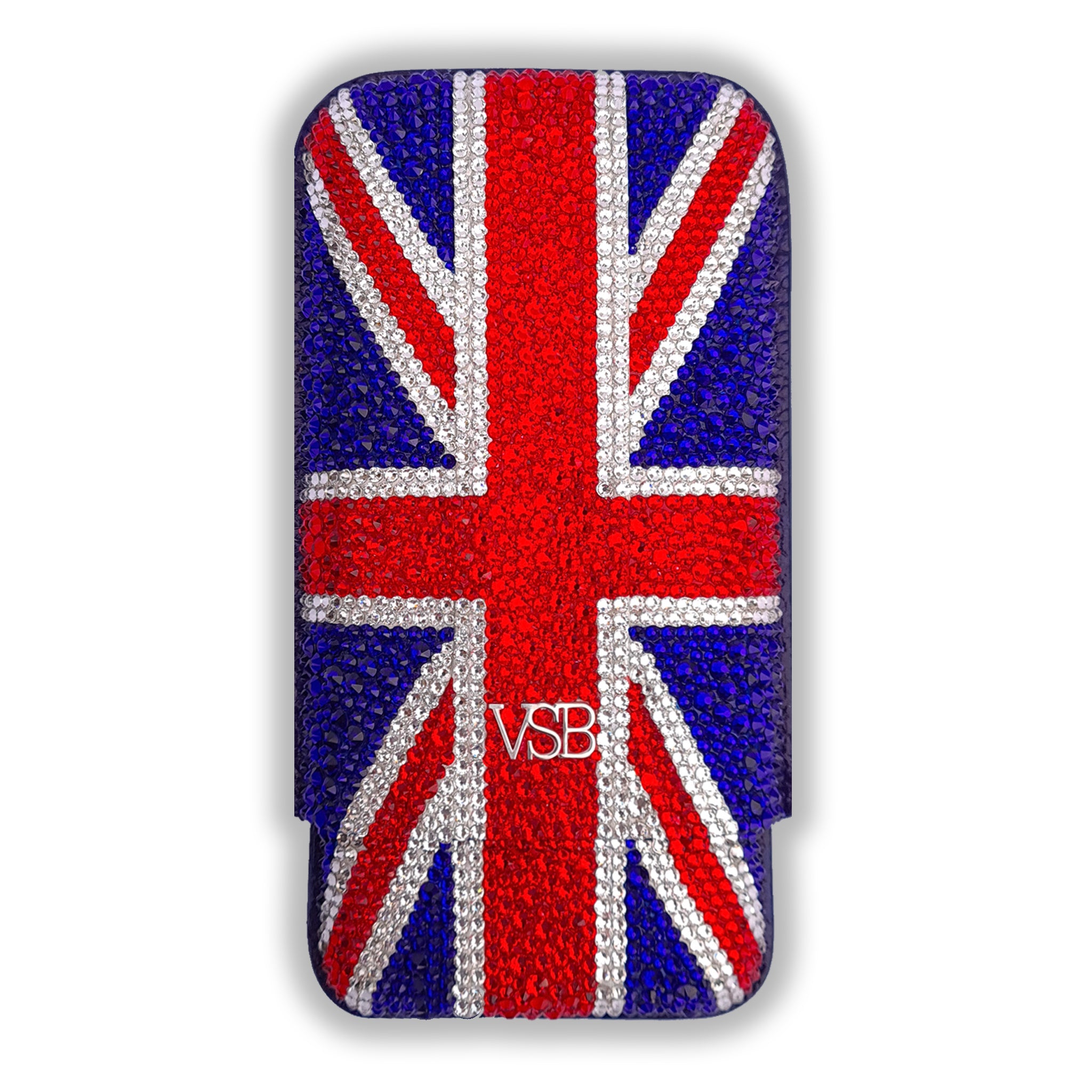 Swarovski Crystal Union Jack Cigar Case - VSB London