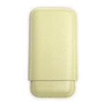 Load image into Gallery viewer, Three Finger Cream Leather Cigar Pouch - VSB London
