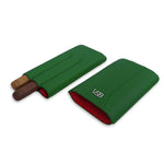 Load image into Gallery viewer, British racing Green leather cigar case by VSB London
