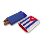 Load image into Gallery viewer, Swarovski Crystal Cuban Flag Cigar Case - VSB London
