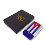 Load image into Gallery viewer, Swarovski Crystal Cuban Flag Cigar Case - VSB London
