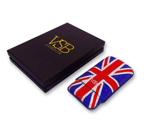 Swarovski Crystal Union Jack Cigar Case - VSB London