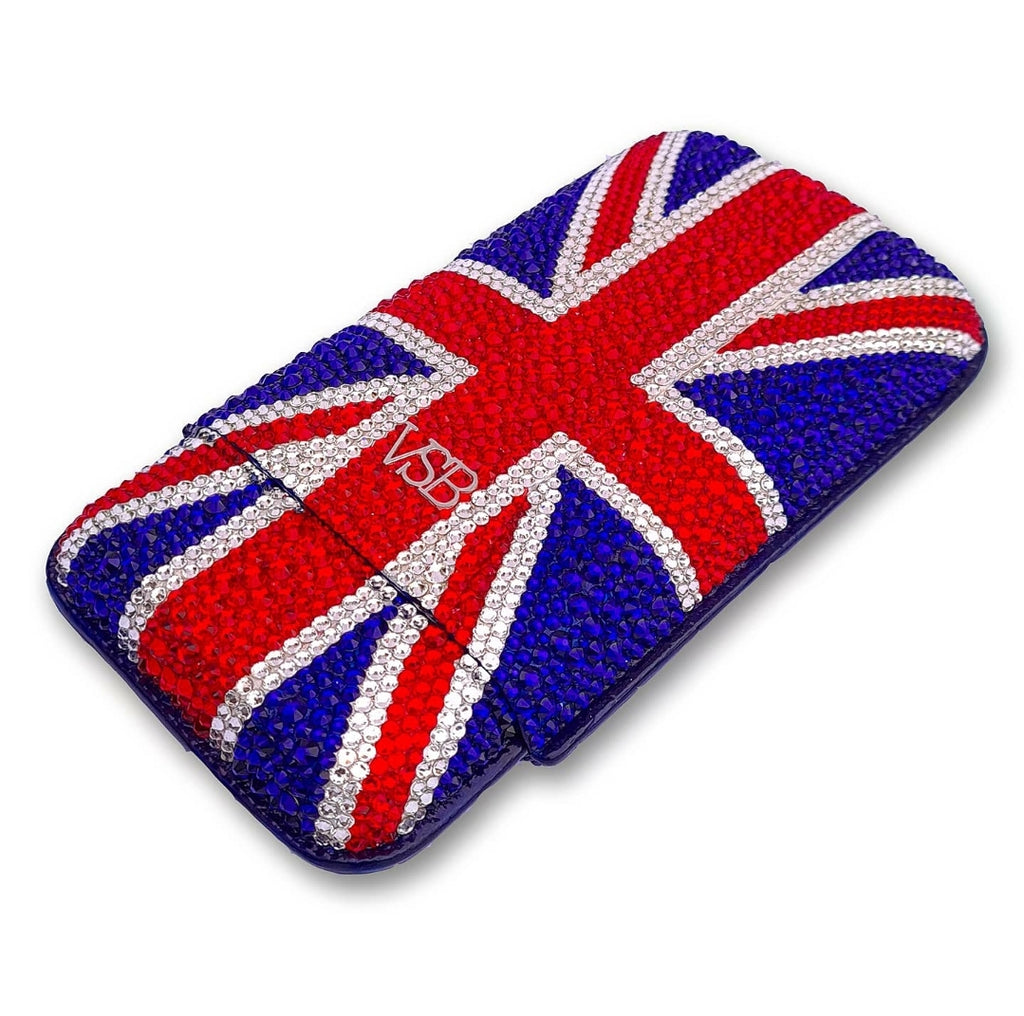 Swarovski Crystal Union Jack Cigar Case - VSB London