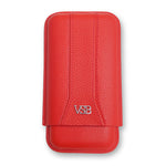 Load image into Gallery viewer, RED LEATHER CIGAR POUCH - VSB London
