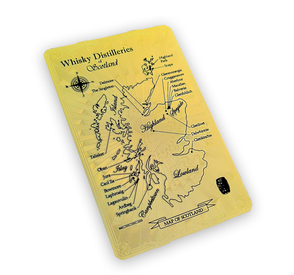 Gold Whisky Reference Card - VSB London